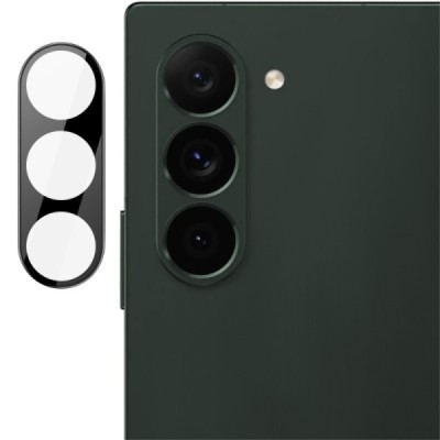 Samsung Galaxy Fold6 5G "IMAK" Tempered Glass rear camera protective black glass 0.3 mm | Priedai.lt