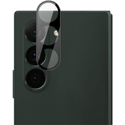 Samsung Galaxy Fold6 5G "IMAK" Tempered Glass rear camera protective black glass 0.3 mm | Priedai.lt