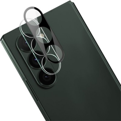 Samsung Galaxy Fold6 5G "IMAK" Tempered Glass rear camera protective black glass 0.3 mm | Priedai.lt