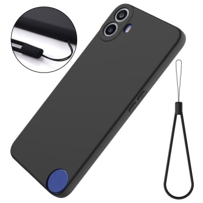 Nothing CMF Phone 1 "Shell" hard liquid silicone (TPU) case black - cover | Priedai.lt