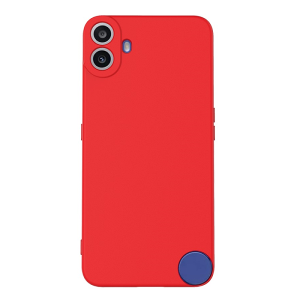 "Shell" hard silicone (TPU) case - red (CMF Phone 1)
