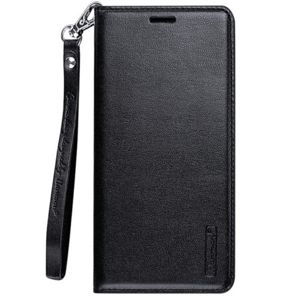"Hanman" Leather Solid Flip Case - Black (Galaxy S20)