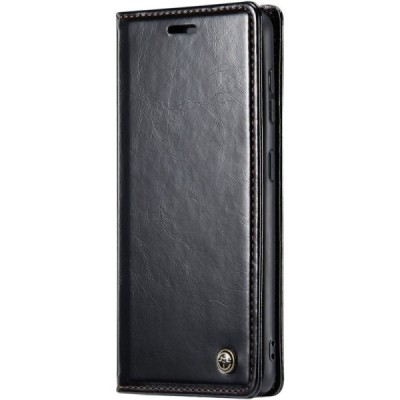 Samsung Galaxy S20 CaseMe Leather Solid Flip Case Book - Black | Priedai.lt