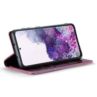 Samsung Galaxy S20 CaseMe Leather Solid Flip Case Book - Burgundy | Priedai.lt