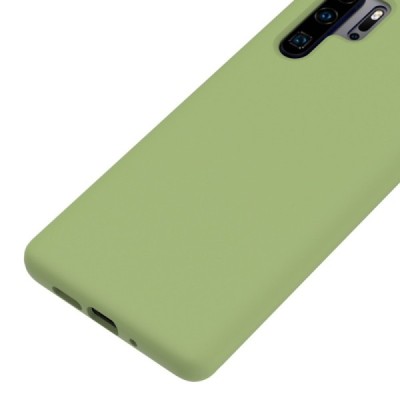 Huawei P30 Pro "Shell" hard liquid silicone (TPU) case green - cover | Priedai.lt