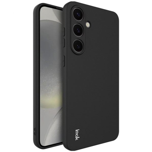 "IMAK" hard silicone (TPU) case - black (Galaxy S25+)