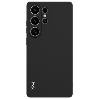 Samsung Galaxy S25 Ultra "IMAK" hard silicone TPU black case - back | Priedai.lt