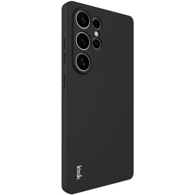 Samsung Galaxy S25 Ultra "IMAK" hard silicone TPU black case - back | Priedai.lt