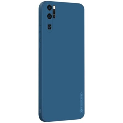 Huawei P30 Pro "Pinwuyo" hard liquid silicone (TPU) case blue - cover | Priedai.lt