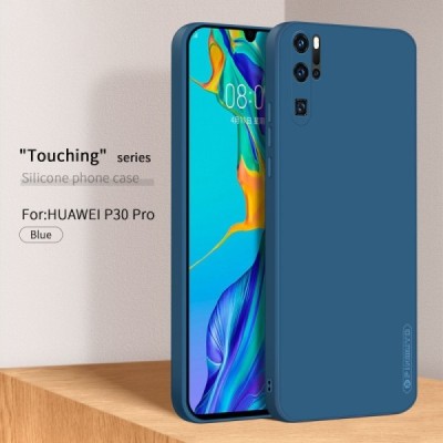 Huawei P30 Pro "Pinwuyo" hard liquid silicone (TPU) case blue - cover | Priedai.lt
