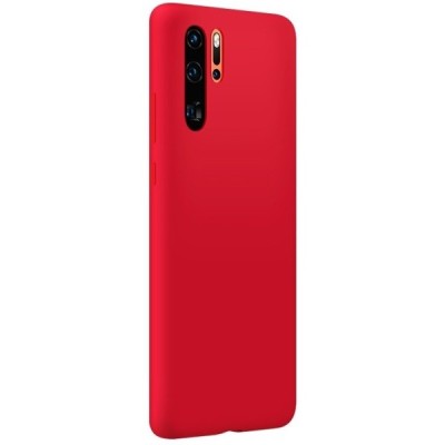 Huawei P30 Pro "X-level" hard liquid silicone (TPU) red case - cover | Priedai.lt
