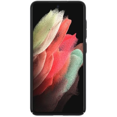 Nillkin Frosted Shield Samsung Galaxy S21 FE 5G Black Plastic Case Cover - Black | Priedai.lt