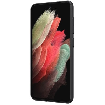 Nillkin Frosted Shield Samsung Galaxy S21 FE 5G Black Plastic Case Cover - Black | Priedai.lt