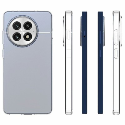 OnePlus 13R hard silicone (TPU) clear, transparent case - cover | Priedai.lt