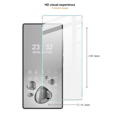 Samsung Galaxy S25 Ultra "IMAK" enhanced protection transparent protective screen glass | Priedai.lt