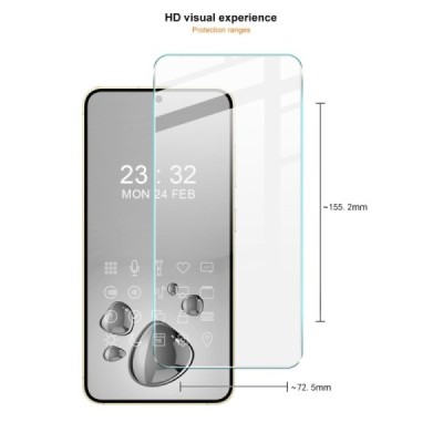 Samsung Galaxy S25+ "IMAK" enhanced protection transparent protective screen glass | Priedai.lt