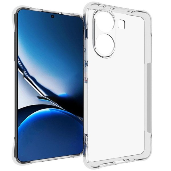 Reinforced protection hard silicone (TPU) case - transparent (Poco X7 Pro 5G / Redmi Turbo 4 5G)