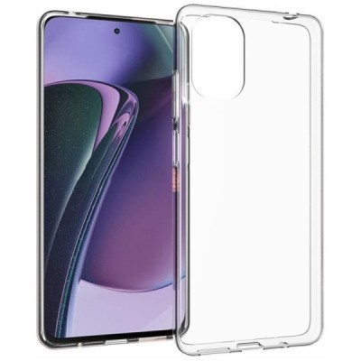 Motorola Moto E14 4G, G04 4G, G04s 4G, G24 4G hard silicone (TPU) clear, transparent case - cover | Priedai.lt