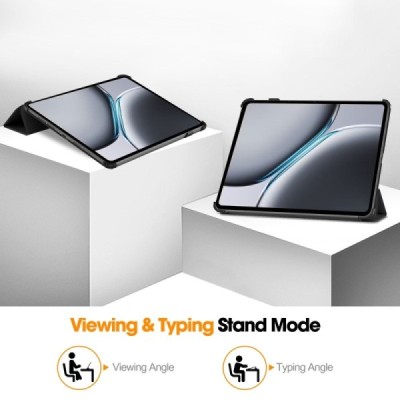 OnePlus Pad 2 (OnePlus Pad Pro) Flip Book Case - Black (foldable) | Priedai.lt