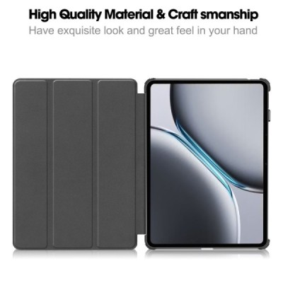 OnePlus Pad 2 (OnePlus Pad Pro) Flip Book Case - Black (foldable) | Priedai.lt