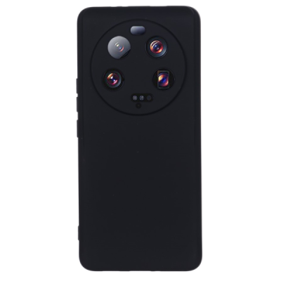 Xiaomi 13 Ultra "Shell" hard liquid silicone (TPU) case black - cover | Priedai.lt