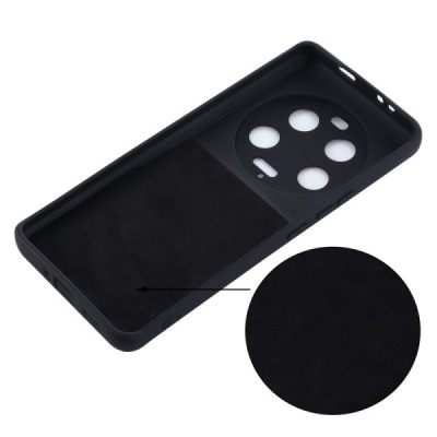Xiaomi 13 Ultra "Shell" hard liquid silicone (TPU) case black - cover | Priedai.lt