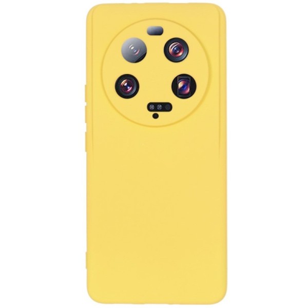 "Shell" hard silicone (TPU) case - yellow (Xiaomi 13 Ultra)