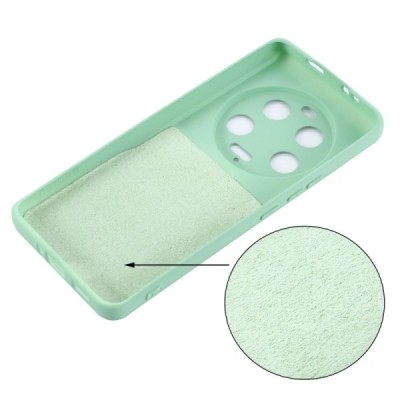 Xiaomi 13 Ultra "Shell" hard liquid silicone (TPU) case green - cover | Priedai.lt