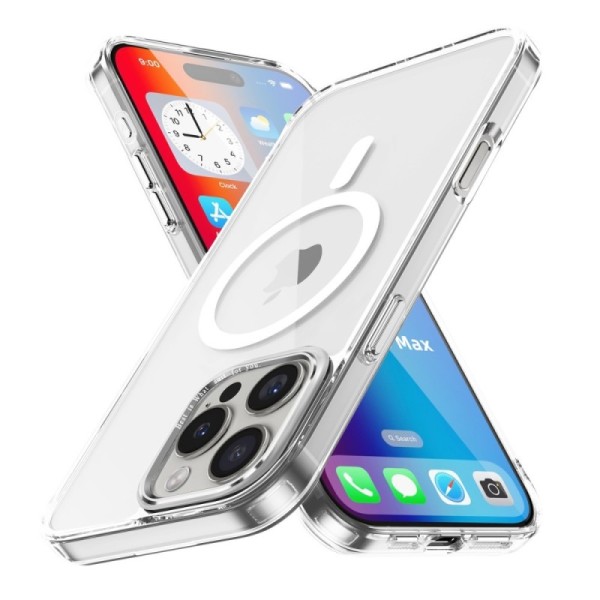 "Tubi" MagSafe Hard Silicone (TPU) Case - Clear (iPhone 16 Pro Max)