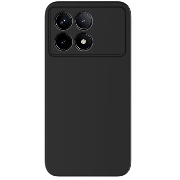 "Shell" hard silicone (TPU) case - black (Poco X6 Pro 5G / Redmi K70E)