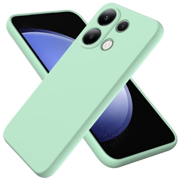 "Shell" hard silicone (TPU) case - green (Redmi Note 13 Pro 4G / Poco M6 Pro)