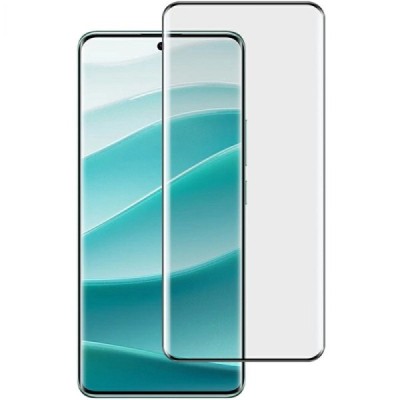 Xiaomi Redmi Note 14 Pro 5G (Note 14 Pro+ 5G, Poco X7 5G) "IMAK" 3D Tempered Glass reinforced protection black full coverage pro