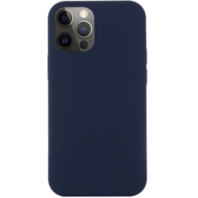Apple iPhone 14 Pro Max "Shell" MagSafe Hard Silicone TPU Dark Blue Case Cover - Back | Priedai.lt