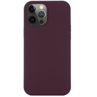 Apple iPhone 14 Pro Max "Shell" MagSafe Hard Silicone TPU Burgundy Case Cover - Back | Priedai.lt