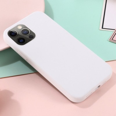 Apple iPhone 14 Pro Max "Shell" MagSafe Hard Silicone TPU White Case Cover - Back | Priedai.lt