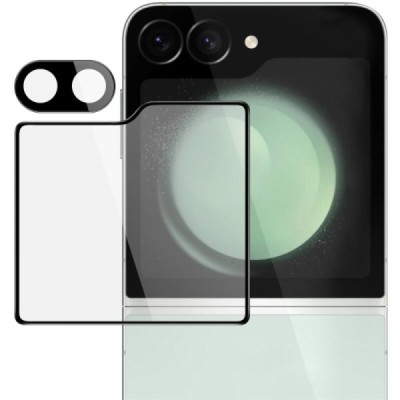 Samsung Galaxy Flip6 5G "IMAK" Tempered Glass protective clear camera and screen glasses | Priedai.lt