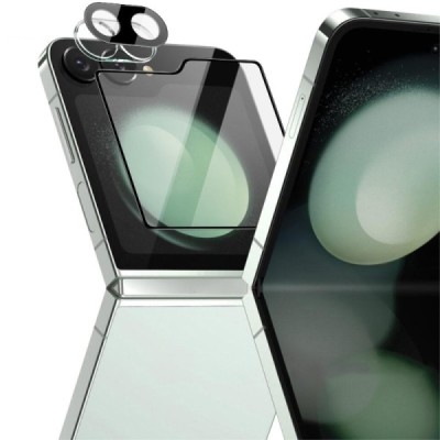 Samsung Galaxy Flip6 5G "IMAK" Tempered Glass protective clear camera and screen glasses | Priedai.lt