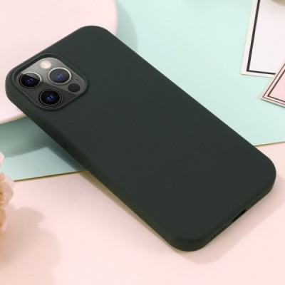 Apple iPhone 14 Pro Max "Shell" MagSafe Hard Silicone TPU Dark green Case Cover - Back | Priedai.lt