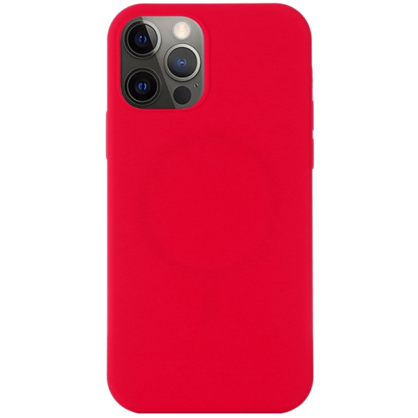 "Shell" MagSafe Hard Silicone (TPU) Case Cover - red (iPhone 14 Pro)