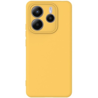 Xiaomi Redmi Note 14 5G "Shell" hard liquid silicone (TPU) case yellow - cover | Priedai.lt