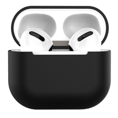 Apple AirPods 3 silicone black earphone case | Priedai.LT