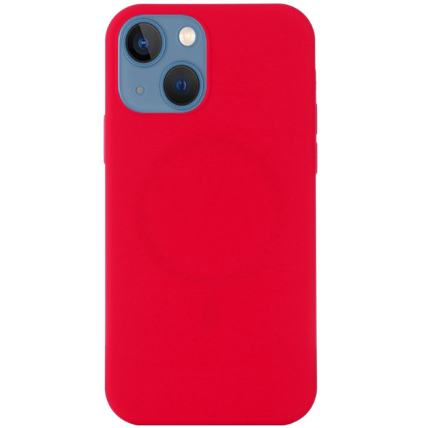 "Shell" MagSafe Hard Silicone (TPU) Case Cover - red (iPhone 14 Plus)