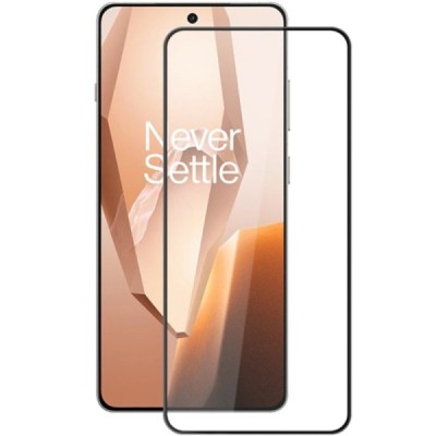 OnePlus 13R 5G "Mocolo" 2.5D 9H Tempered reinforced protection black full coverage protective screen glass | Priedai.lt