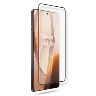 OnePlus 13R 5G "Mocolo" 2.5D 9H Tempered reinforced protection black full coverage protective screen glass | Priedai.lt