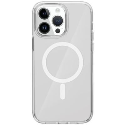 "Tubi" MagSafe Apple iPhone 12 Pro Max clear (transparent) hard silicone TPU case back cover | Priedai.lt