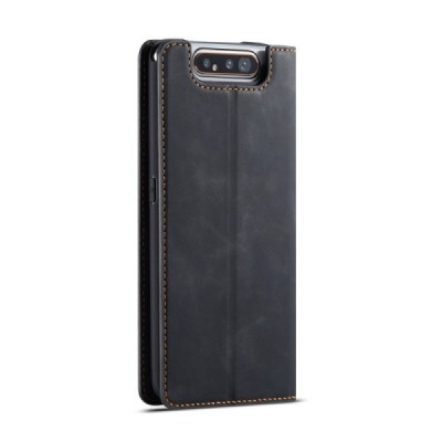 Samsung Galaxy A80 "Forwenw" Fantasy Solid Flip Case Book - Black | Priedai.lt