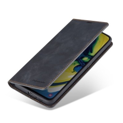 Samsung Galaxy A80 "Forwenw" Fantasy Solid Flip Case Book - Black | Priedai.lt