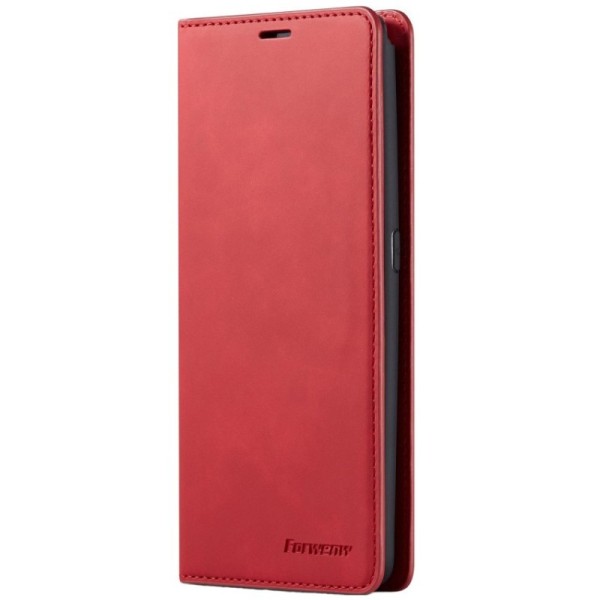 "Forwenw" Fantasy Solid Flip Case - Red (Galaxy A80)