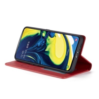 Samsung Galaxy A80 "Forwenw" Fantasy Solid Flip Case Book - Red | Priedai.lt