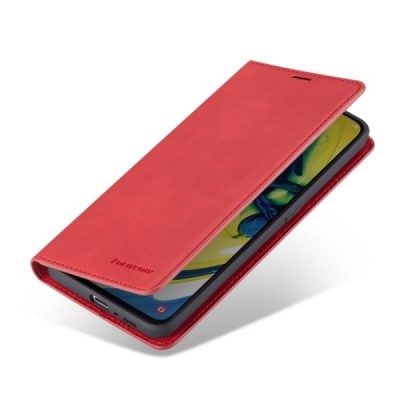 Samsung Galaxy A80 "Forwenw" Fantasy Solid Flip Case Book - Red | Priedai.lt